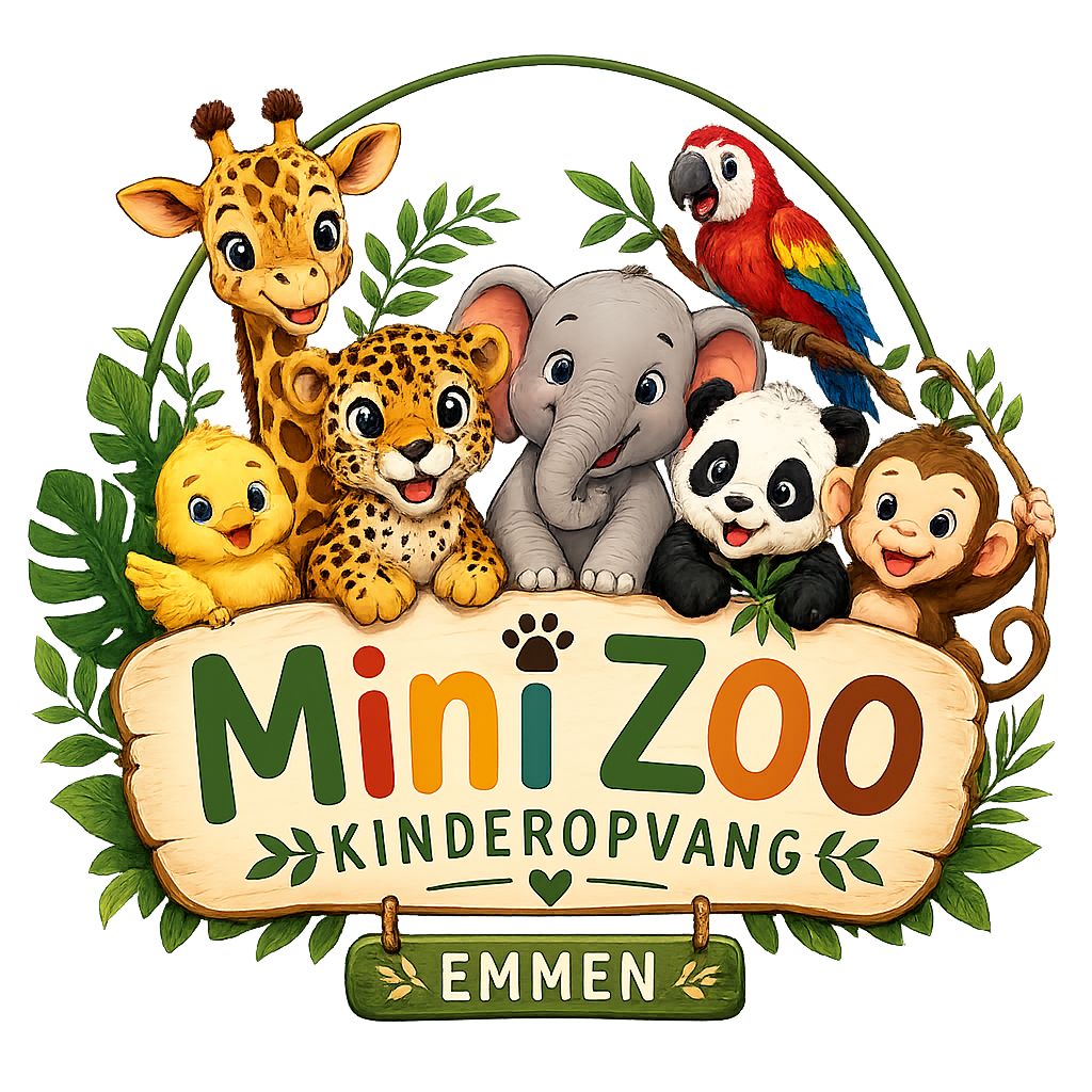 Mini Zoo Emmen logo met vrolijke dieren
